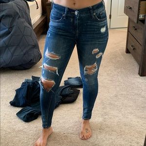 Express Jean Leggings, Mid Rise, Size 2s